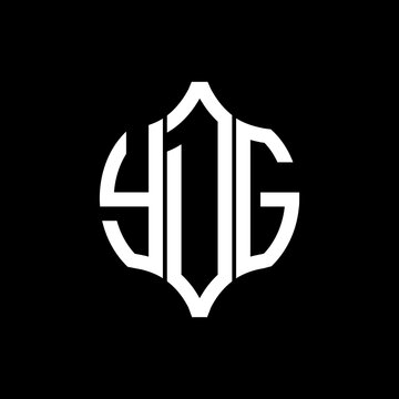 YDG letter logo. YDG best black background vector image. YDG Monogram logo design for entrepreneur and business.
