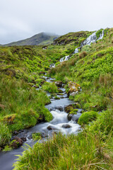 Fototapeta na wymiar Waterfall in Skye, Scotland
