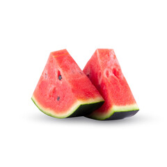 Watermelon sweet and juicy isolated on a white background