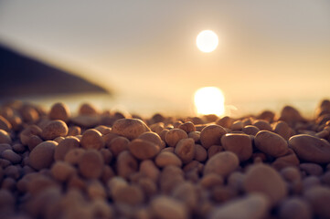 Obraz premium sunset on the beach