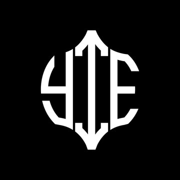 YIC letter logo. YIC best black background vector image. YIC Monogram logo design for entrepreneur and business.
