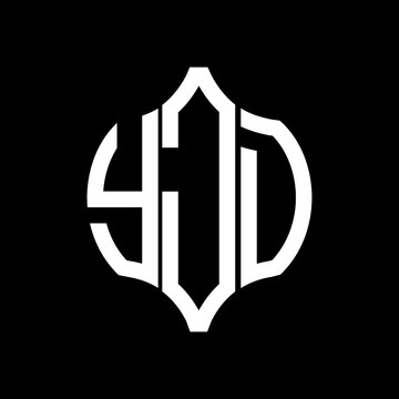 YJD letter logo. YJD best black background vector image. YJD Monogram logo design for entrepreneur and business.
