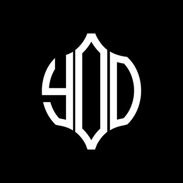 YOO letter logo. YOO best black background vector image. YOO Monogram logo design for entrepreneur and business.
