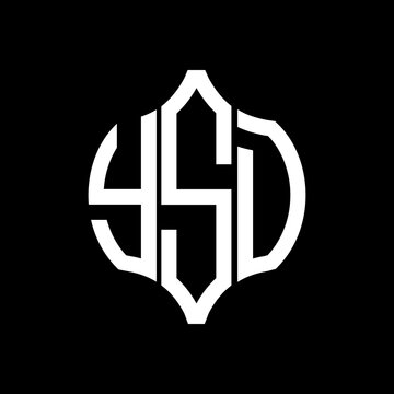 YSD letter logo. YSD best black background vector image. YSD Monogram logo design for entrepreneur and business.
