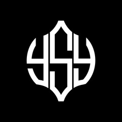 YSY letter logo. YSY best black background vector image. YSY Monogram logo design for entrepreneur and business.
 - obrazy, fototapety, plakaty