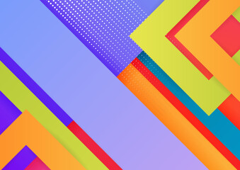 Abstract background with colourful geometric shapes. Digital future technology concept. vector illustration.