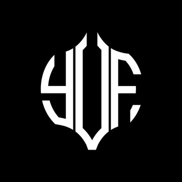 YVF letter logo. YVF best black background vector image. YVF Monogram logo design for entrepreneur and business.

