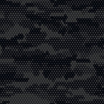 Seamless pattern camouflage modern. Abstract camo mosaic. Endless military texture. Print on fabric and clothes. Vector illustration