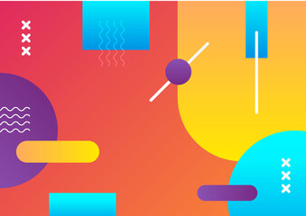 Modern bright vector colorful background for poster, brochure, card or flyer. Abstract colorful background texture