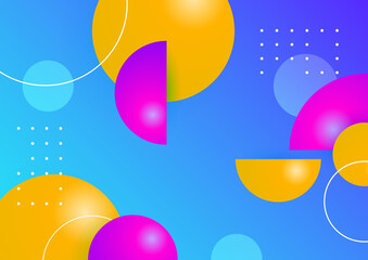 abstract colorful technology communication concept vector background