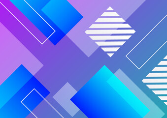 Modern colorful blue red yellow 3d abstract presentation background