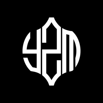 YZM letter logo. YZM best black background vector image. YZM Monogram logo design for entrepreneur and business.
