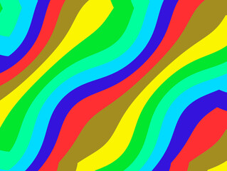 Colourful stripes pattern