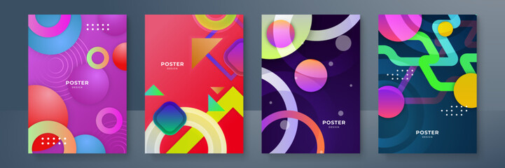 Abstract gradient geometric cover designs