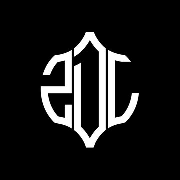 ZDL letter logo. ZDL best black background vector image. ZDL Monogram logo design for entrepreneur and business.

