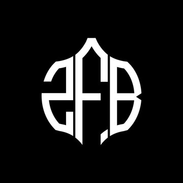 ZFB letter logo. ZFB best black background vector image. ZFB Monogram logo design for entrepreneur and business.
