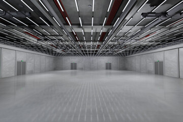 Empty hall exhibition centre.The backdrop for exhibition stands,booth elements.
Conversation centre for the conference.Big Arena for entertainment,concert,event.
Indoor stadium for sport.3D render.