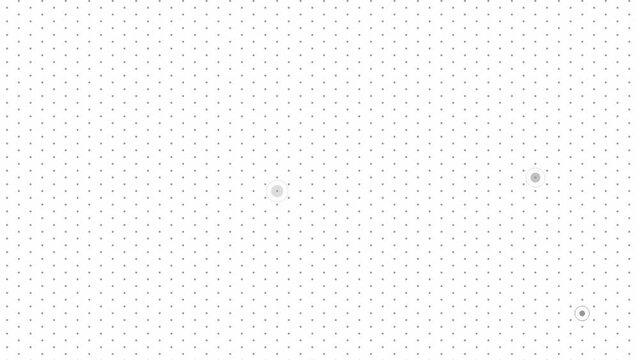 Animated gray abstract point background. Backdrop with animation of dots. Vector illustration isolated on white background. 