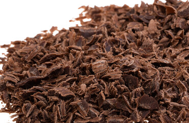 chocolate chips isolated