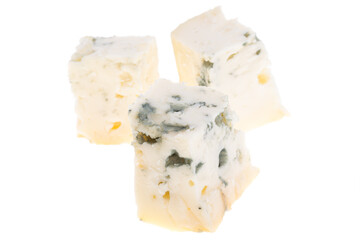 blue cheese isolated