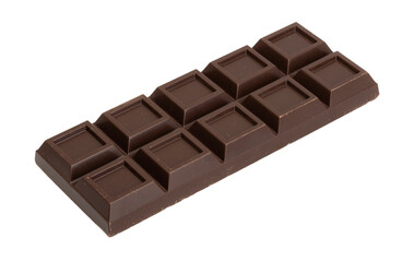 chocolate bar isolated