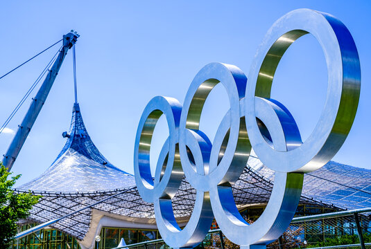 Munich, Germany - August 10: logo for the european championships in munich on August 10, 2022