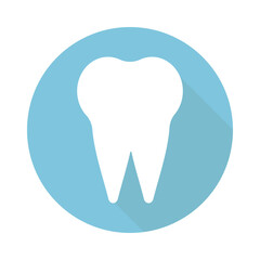 Dental logo Template vector illustration icon design tooth icon isolated on white	
