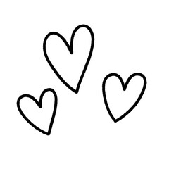 Doodle hearts