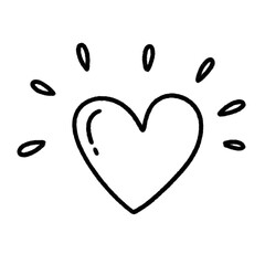 Heart doodle