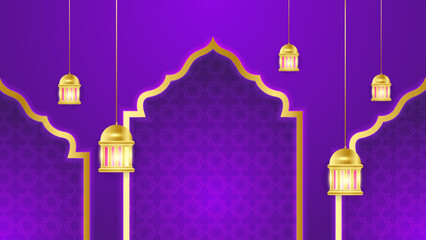 Islamic ramadan background with Arabic ornament pattern and luxury mandala lantern decorative. Designed for islam greeting card, eid template, hajj, invitation, celebration, premium frame, and mosque