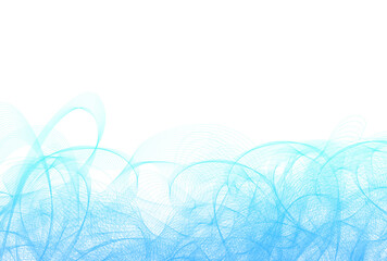 背景素材_ウェーブ_水色