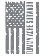 tummy ache survivor svg, tummy ache survivor png, Tummy Ache Survivor Retro Vintage png, Tummy Ache Survivor rainbow svg, Tummy Ache flag