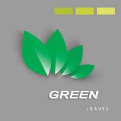 Row of green tree leaves.