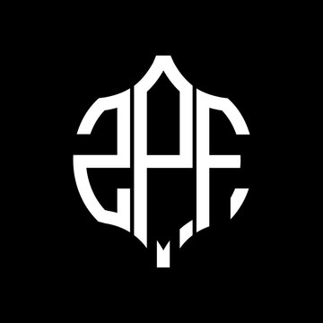 ZPF letter logo. ZPF best black background vector image. ZPF Monogram logo design for entrepreneur and business.
