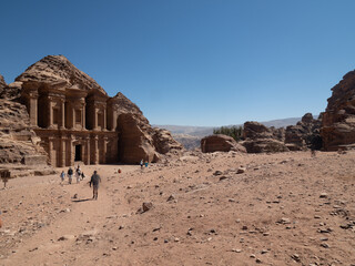 El Monasterio, en Petra, Wadi Musa, Jordania, Oriente Medio, Asia