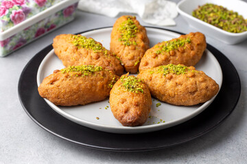 Turkish traditional sherbet dessert; kalburabasti