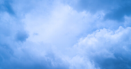 blue sky with clouds