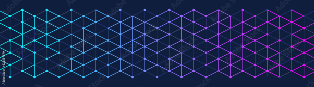 Poster geometrical lines background medical technology science abstract triangle minimal design templates f