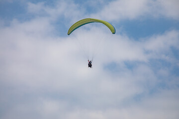 Paragliding from the mountains of villaviencio in Colombia