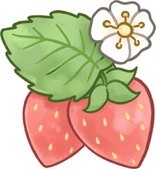 pair of strawberry