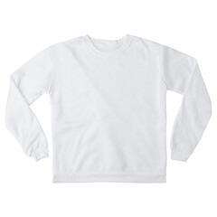 White sweatshirt mockup.