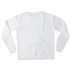 White sweatshirt mockup.