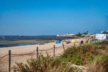 Moinhos beach in Alcochete Portugal