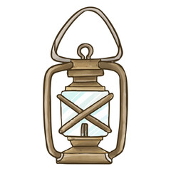 Watercolor Portable Lantern.