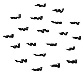 Naklejka premium Hand Drawn Pattern, Abstract Shape