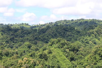 Natural scenic or panoramic view of Rangamati, Bangladesh.