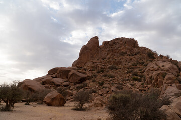 Landscape of Tafraoute, Morocco