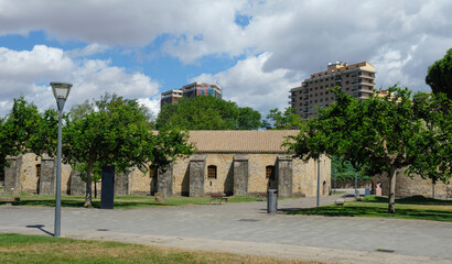 Obraz premium inside the Citadel of Pamplona, in Pamplona, Spain