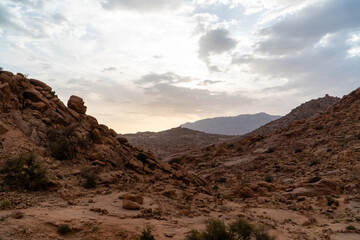 Landscape of Tafraoute, Morocco