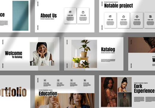 Katalog Portfolio Presentation Layout